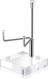 Sibba Adjustable Plate Stands for Display, Metal Arms, Clear Acrylic Base, Small Holder for Photos, Books, Home Décor