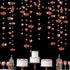 Valentines Day Party Decorations, Rose Gold Heart Garland Hanging Paper Love Heart Streamer Banner