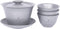 iBasingo 200ML Titanium Gaiwan Kung Fu Teacup with Lid and Saucer Set