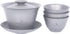 iBasingo 200ML Titanium Gaiwan Kung Fu Teacup with Lid and Saucer Set