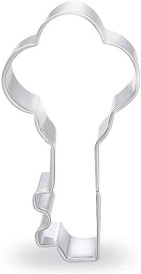 Small Key and House Cookie Cutters Set - Stainless Steel