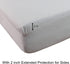 Waterproof Split Top Queen Mattress Protector - Soft Jersey Fitted Cover for Adjustable Bed