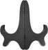 uxcell 4pcs 5" Easel Plate Holder, Wood-like Plastic Folding Display Stand, Black for Decorative Picture Frame