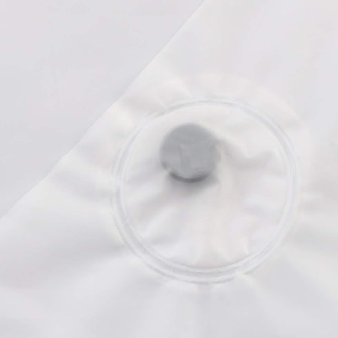 River Dream 2 Pack Snap in Shower Curtain Liner Replacements, 70 x 54, White, with Magnets, Removable Plastic(PEVA)