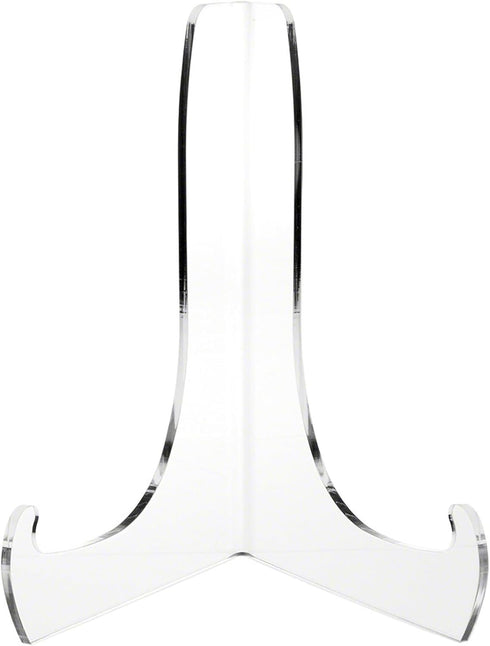 Plymor Clear Acrylic Easel 60-Degree Angle, 9" H x 7" W x 5.75" D with Shallow Support Ledges
