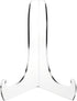 Plymor Clear Acrylic Easel 60-Degree Angle, 9" H x 7" W x 5.75" D with Shallow Support Ledges