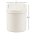 Tiny Plastic Garbage Can 0.7 Gallon, Mini Trash Can with Swing-Top Lid, White