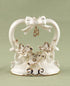 50th Anniversary Porcelain Cake Top, Wedding Accessories, 4.5-Inches Tall