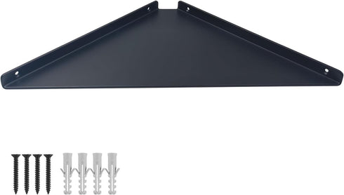 YUjieSTC Corner Shelf, 3.0mm Aluminum Alloy Corner Shelf Wall Mounted, for Bathrooms,Offices, Bedrooms,Kitchens,Dorm