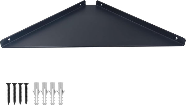YUjieSTC Corner Shelf, 3.0mm Aluminum Alloy Corner Shelf Wall Mounted, for Bathrooms,Offices, Bedrooms,Kitchens,Dorm