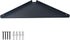 YUjieSTC Corner Shelf, 3.0mm Aluminum Alloy Corner Shelf Wall Mounted, for Bathrooms,Offices, Bedrooms,Kitchens,Dorm