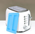 Toaster 2pcs Cover, 2 Slice Toaster Lid Silicone Bread Maker Cover, Toaster Appliance for Sandwich Bread Machine