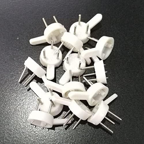 10Pcs White Non-Marking Hooks, Plastic Hanging Hooks for Painting Photo Frame Seamless Home Decor