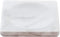 White Soap Dish Tray Marble Soap Holder Trinket Plate for Bathroom Sink