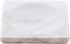 White Soap Dish Tray Marble Soap Holder Trinket Plate for Bathroom Sink