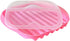 Microwave Bacon Tray with Splatter Lid, Quick and No Mess, Cooker for Crispy Bacon in Minutes, Pink
