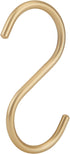 20Pcs Heavy Duty Gold S Hooks, Aluminum Alloy Universal Hooks for Bathroom, Kitchen, Cloakroom, Pots, Pans, Cups