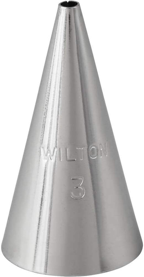 Wilton Decorating Piping Tip, No 3, Round