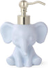 Cute Elephant Shape Soap/Hand Sanitizer Metal Pump Dispenser, Refillable for Bathroom Accessories,