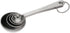 Amco Stainless Steel Measuring Spoons Set, 4-Piece, Stackable, Ergonomic Handles, Dishwasher Safe