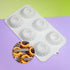 Savarin Silicone Mold, Star Mountain Mousse Cake Mold, DIY Bakeware Molds, 8.88x4.68x0.8 inch