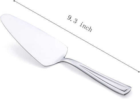 GoGeiLi Pie Cake Server Set of 3, 9.3-inch Stainless Steel Pizza Pastry Server, Dishwasher Safe