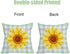 2 Pack Waterproof Sunflower Pillow Covers, 16x16 Inch Green Buffalo Plaid Yellow Floral Throw Cases for Outdoor Decor
