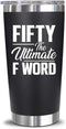 NewEleven 50th Birthday Gifts for Men Women - 1975 Decorations, 20 Oz Tumbler for 50 Year Old Gift for Mom, Dad, Wife,