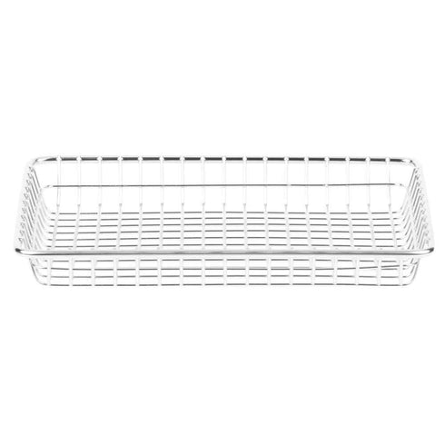 G.E.T. 4-835809 Metal Rectangular Wire Serving Tray, Stainless Steel Wire Baskets Collection