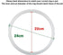 Electric Pressure Cooker Sealing Ring for 5L, 6L, 5 Quart, 6 Quart Cookers - Check Dimensions Before Buying