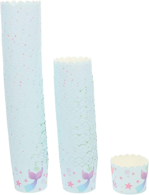 Baking Tool 100Pcs Cake Cups, Non-stick Home Cake Cup Baking Supply, DIY Muffin Cup Dessert Cup Bakeware