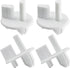 4 Pack 241993101 Crisper Shelf Cover Support, Refrigerator Shelf Support Replacement for Frigidaire Refrigerators