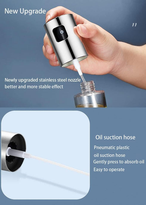 Oil Sprayer for Cooking,100ml Olive Oil Spritzer,Oil Sprayer for Air Fryer, Salad,BBQ,Roasting by NIKKIER