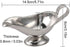 Stainless Steel 3 OZ Gravy Boat Juice Bucket Dish, 3 Pack