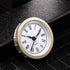 Hicarer Mini Quartz Clock Insert | 2.4 Inch (61 Mm) Round Clocks Head | Roman Number Replacement Movement, White Face