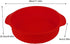 11.42 Inch Silicone Cake Molds, Quick Release Baking Pan for Layer Cakes and Cheese Cakes, Red