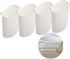 4Pcs Hanging Cup Holder, Rolling Cart Accessories, Space Saver Storage Bucket, Makeup Pencil Holder, White