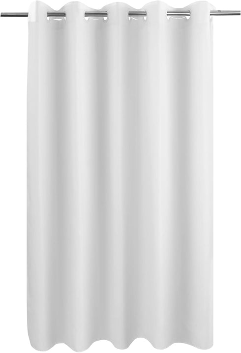River Dream No Hook Hotel Cloth Shower Curtain - Waterproof Soft Washable Fabric with Magnets, Standard Size