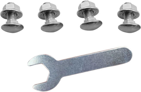 4 Pack Stock Pot Handle Screws, M6x16mm Grip Mount Screw Replacement for Wok Soup Pots, Frying Pans