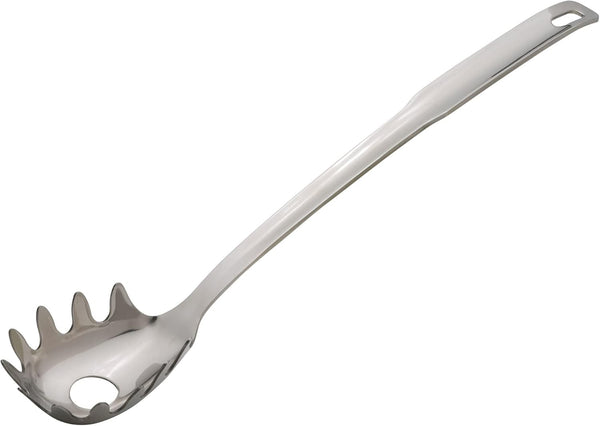 HIC Kitchen Spaghetti Ladle and Pasta Server with Long Handle, 18/8 Stainless