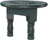 6-Inch 4.25-Inch Rustic Green Round Tree of Life Altar Table | Diameter, Height