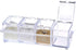 Seasoning Box with Spoon, 4 Compartments Multi-Grid Spice Storage Container for Kitchen Herb Spice Tools
