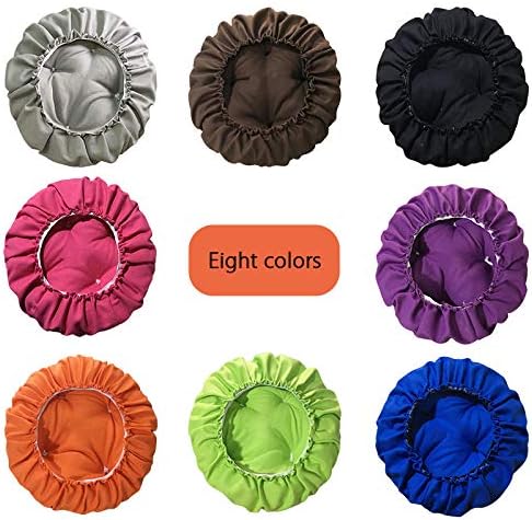 TINTON LIFE 16" Padded Round Bar Stool Cover Cushion with Elastic Fabric Round Chair Seat Cushion for Wooden Metal