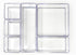Isaac Jacobs 6-Tray Clear Acrylic Organizer Set, (Six Individual Trays), Multi-Purpose, Stackable Storage Solution for Makeup, Crafts, Desk, School, Office Supplies & More, for Bathroom, Kitchen by Isaac Jacobs