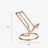 Teensery 1 Pack Metal Wire Frame Holder Stand for Tabletop Display of Pictures, Books, Cellphone Pad (Rose Gold)