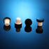 Yookeer T-shaped Cork Wine Bottle Stoppers, Reusable Sealing Plug for Beer Bottles DIY Craft (Black, 24 Pcs)