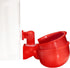1 2 RentACoop Gallon Chicken Waterer with Auto-Fill Cups, Horizontal Nipples and Anti-Roost Cone - Suitable for Chicks