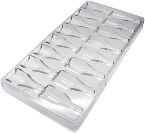 Goldbaking Poly-carbonate Chocolate Mold, Bottle Shaped Candy Mould, Hard PC Chocolate Molds