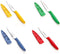 Kitchen Paring Knives Knife Sets - Set of 4 with Safety Sheath Cover, Red, Yellow, Blue & Green