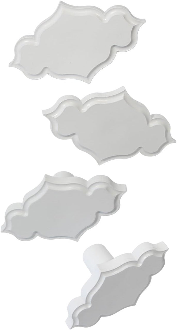 PME Creative Plaque Plain Border Inserts, Set of 4